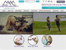 Tablet Screenshot of coloradoallergy.com